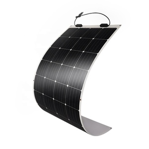 Panneaux solaires flexibles Sunpal 100W 250W portables avec câbles, efficacité 23%, boîte de jonction IP68 pour bateau, camping-car, camping - Product Image 1