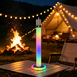 Chicha Lamppost Hookah en aluminium LED 85cm, sphérique en acrylique, nouveau design, base en verre de luxe, ensemble chicha allemand, en stock - Product Image 6