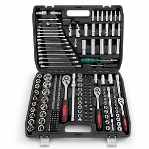 Set di Utensili Manuali in Acciaio OEM Personalizzabile da 216 Pezzi con Chiavi a Bussola per Autoriparazioni e Lavori Elettrici per Casa, Officina e Giardino - Product Image 6