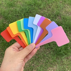 Étiquettes de plantes de <span class=keywords><strong>jardin</strong></span> en plastique rigide épaissi, marqueurs de fleurs pour plantes en pot de 3e génération, étiquettes à insérer - Product Image 1