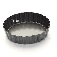 Plateau à tarte aux œufs Cuisson Taille personnalisée Moule à quiche Plat à tarte rond au four Moule à tarte de 4 pouces avec fond amovible