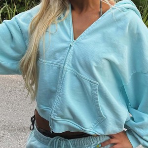 Streetwear Heavyweight Cotton <b>Zip</b> Up Hoodie Men Women Unisex Casual Full <b>Zip</b> <b>Hooded</b> Jacket for Daily Wear Sports Gym - Product Image 3