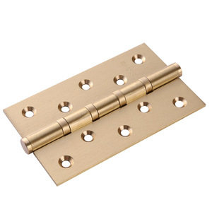 Charnière de porte en laiton JAYHOO, épaisseur 3 mm, 5 trous, ouverture à 180 degrés pour portes principales en bois - Product Image 2