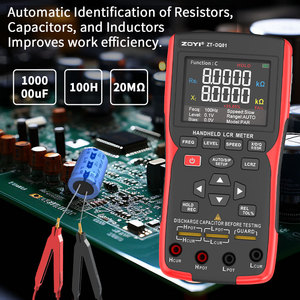 ZOYI-DQ01 เครื่องวัดค่าดิจิตอลแบบพกพา ความแม่นยำ: สูงสุด 0.3% ความถี่: 100Hz~100kHz ตัวชี้วัดทางเทคนิคของเครื่องวัดแบบพกพา - Product Image 6