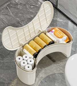 Plastic Thickened <strong>Toilet</strong> Foot Stool Storage Foot <strong>Stepping</strong> Stool <strong>for</strong> <strong>the</strong> <strong>Toilet</strong>. Ideal <strong>for</strong> Use in <strong>the</strong> Bathroom Non-slip Footrest - Product Image 4