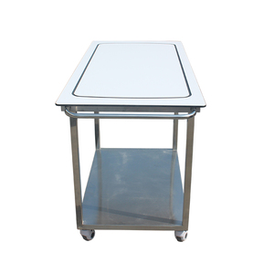 Veterinária Aço Inoxidável Médica Elétrica Elevação Maca Superfície De Carbono Pet <span class=keywords><strong>Vet</strong></span> Transferência Animal Cirúrgico <span class=keywords><strong>Trolley</strong></span>