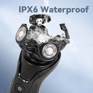 Maquinilla de afeitar eléctrica para hombre, afeitadora de barba inalámbrica 5D de larga duración para niños <span class=keywords><strong>adolescentes</strong></span>, afeitado de limpieza facial con bigote para el hogar - Product Image 4