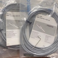 Sensor de Proximidad Original FESTO SME-10-KL-LED-24 173210, Interruptor de Desplazamiento Tipo Lengüeta, Interruptor de Proximidad, Sensor de Interruptor