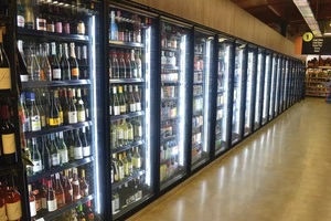 Siêu thị cửa kính đi bộ trong mát Tủ đông hiển thị phòng lạnh - Product Image 4