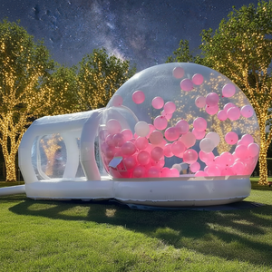 Casa Gonfiabile a Bolle con Palloncini che si Gonfiano all'Interno, Tenda a Bolle Trasparente a Forma di Igloo - Product Image 5