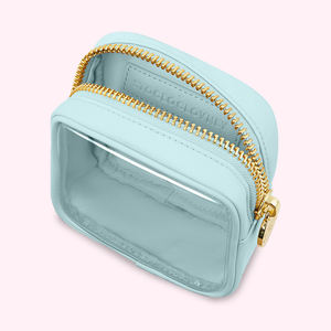 Vente en gros de petites pochettes à monnaie transparentes en PVC de couleur bonbon, <span class=keywords><strong>pochette</strong></span> mini <span class=keywords><strong>transparente</strong></span> en nylon - Product Image 6