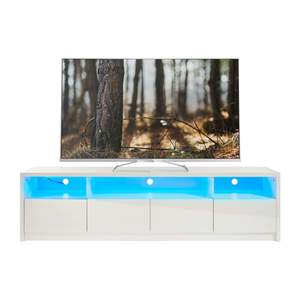 Meuble TV moderne de luxe <span class=keywords><strong>en</strong></span> <span class=keywords><strong>bois</strong></span> avec LED haute brillance et fonction de rangement pour salon - Product Image 3