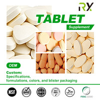 Contract Manufacturing Customized Weight Gain Tablets Dietary Supplement Beef Amino Maca Root Energy Hair Growth Tablets