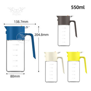 550ml 18oz <span class=keywords><strong>Auto</strong></span> Flip Cap Huile D'olive Pulvérisateur Huile <span class=keywords><strong>Mister</strong></span> Étanche Verre Distributeur D'huile Verseur Bouteille pour Cuisine Cuisson Griller - Product Image 2