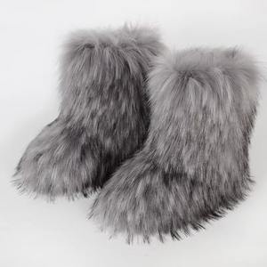 Botas de Invierno Cálidas y Acolchadas, Unisex, con Piel Sintética, Nuevo Diseño, Tendencia de Moda para la Nieve, Tallas Grandes - Product Image 1