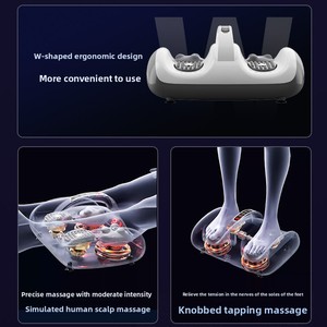 Masseur de jambes populaire du Japon et de Corée, appareil de relaxation musculaire multifonctionnel, machine de thérapie des pieds à compresse chaude, télécommande sans fil - Product Image 3
