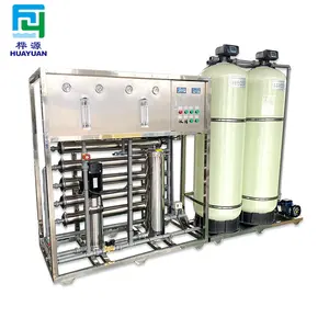 Sistema de purificação de água de poço de perfuração de equipamentos de tratamento de água de osmose reversa com filtro RO 0.5T 1T 2T