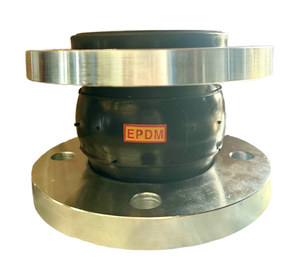 Đơn Sphere EPDM ống thổi linh hoạt mở rộng Doanh mạ kẽm mặt bích khớp với áp suất thấp đặt hàng tối thiểu 1 mảnh - Product Image 1