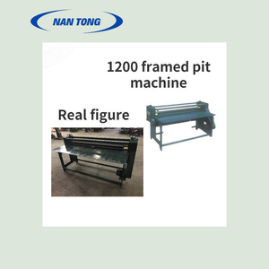 Máquina de montaje de papel Nan Tong 1200 semiautomática para equipos de encolado de papel - Product Image 3