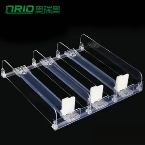 Clear PVC Acrylic Bottle Drink Pusher Use In Convenience Store Fridge Bottle Organizer Spring Pusher Or Cigarette Pushers