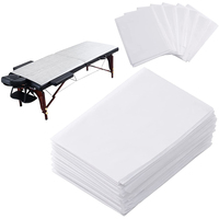 Draps de lit jetables en tissu non tissé SMS pour salon de beauté imperméables et résistants à l'huile OEM d'usine