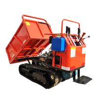 0,8 T 800kg Selbst laden der Raupen kipper Mini Crawler Dumper Diesel Transporter Dumper