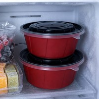 Barquette alimentaire jetable en PP thermoformé pour pâtisserie, avec couvercle, OEM