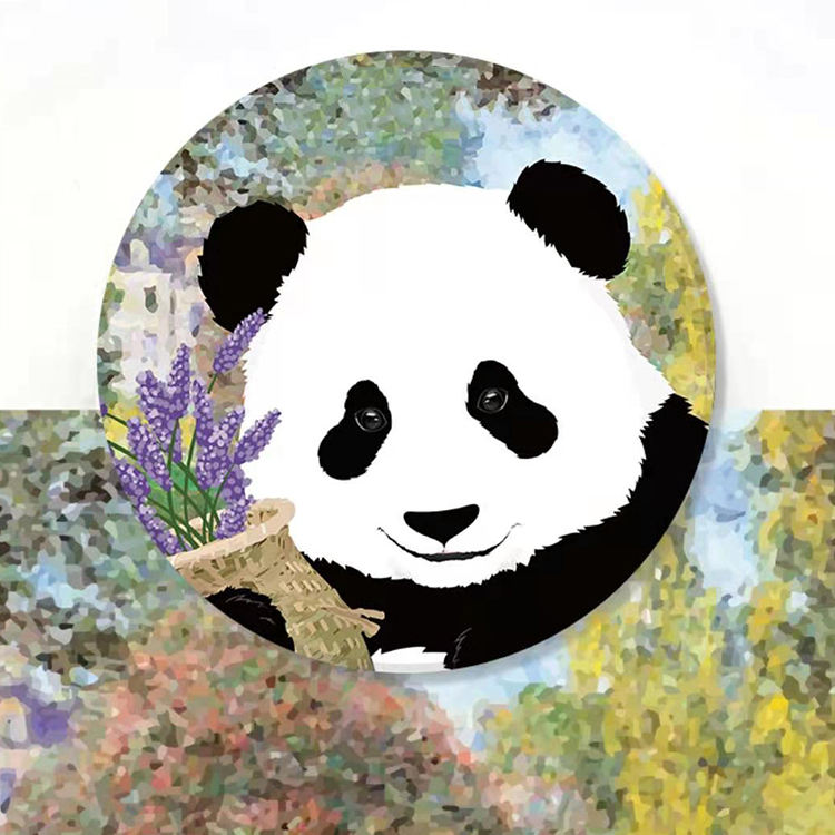 แพนด้าถือลาเวนเดอร์