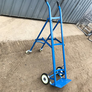 1. Chariot robuste en acier pour bouteille de gaz simple avec chaîne de sécurité et roues pneumatiques pour le soudage - Product Image 6