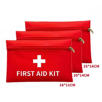 Trousse de premiers soins imperméable avec logo personnalisé, trousse de secours automobile, sacs médicaux, trousse de premiers soins pour la maison, traitement médical d'urgence en plein air