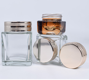 Bouteille vide en verre Transparent spécial <span class=keywords><strong>de</strong></span> haute qualité à paroi épaisse <span class=keywords><strong>de</strong></span> 1.7oz, 50mL, pot <span class=keywords><strong>pour</strong></span> crème d'essence <span class=keywords><strong>de</strong></span> sérum <span class=keywords><strong>de</strong></span> soins <span class=keywords><strong>de</strong></span> la peau - Product Image 1