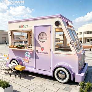 Food Truck Électrique Rechargeable Multifonctionnel avec Intérieur Personnalisé pour Activités de Vente de Snacks et Boissons en Ambiance Urbaine - Product Image 1