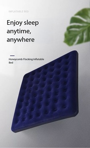 Matelas gonflable <span class=keywords><strong>2</strong></span> <span class=keywords><strong>places</strong></span> en PVC imperméable, matelas <span class=keywords><strong>de</strong></span> camping au design contemporain, matelas pour la maison - Product Image 2