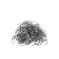 CASTFUN 100 Pièces/sac Duo Serrure S'enclenche Taille 000-8 Argent Noir Belle Pivotant Accessoires De Pêche