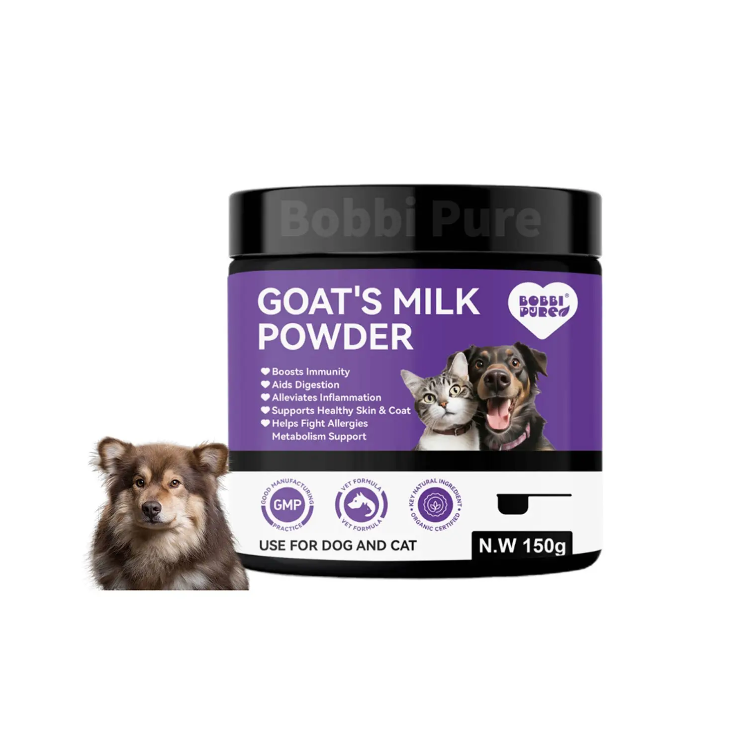 Pet Goat Mik Powder With Nutrition Probiotics Powder Whole Goat Milk Powder Nutrition Supplement Pet Dogs