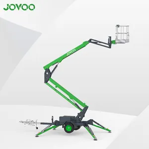 MORN 8m 10m 12m 14m 16m articulated electric aerial work platform self-moving man lift towable boom lift cherry picker for sale