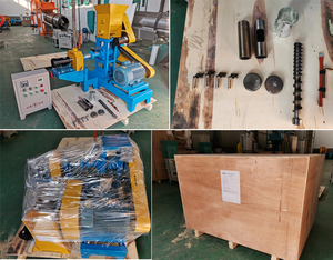 Nueva condición, extrusora de alimentos para perros y mascotas a pequeña escala, molino flotante de pellets de alimentación de peces para propietarios de gatos, línea de producción de alimentos para animales - Product Image 5