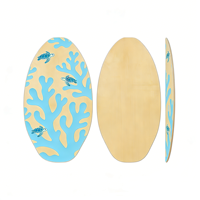 Vente flash - Planche de surf en bois pas chère de 39 pouces avec logo EVA Wavedream, garantie 1 à 3 ans, couleur et logo personnalisés