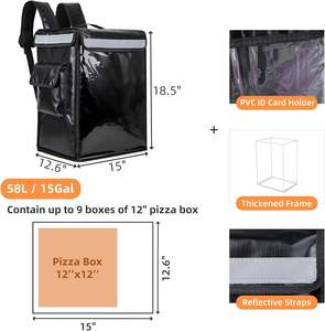<span class=keywords><strong>Sac</strong></span> de livraison de nourriture 46L, <span class=keywords><strong>sac</strong></span> à <span class=keywords><strong>dos</strong></span> isotherme pour vélo/moto, <span class=keywords><strong>sac</strong></span> de livraison de pizza pour <span class=keywords><strong>Uber</strong></span> Eats, DoorDash et Grubhub - Product Image 4