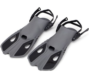 2024 palmes de natation d'entraînement professionnel en plein air palmes de plongée en Silicone personnalisées avec impression de Logo individuel pour les sports et le fitness - Product Image 1