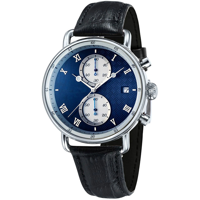 2022 Fashion Design Leather Chronograph Oem Custom Luxury Design Watch