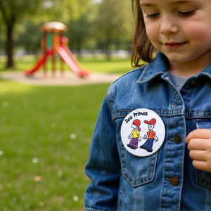 ILAN Patch Termoadesiva 'Dos Primos' 7.9x7.2cm per Abbigliamento - Product Image 3