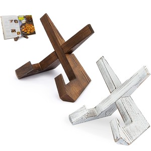 Livre de cuisine en bois support pour ipad lecture recette livre de cuisine dessus de table support de livre de cuisine support pour comptoir de cuisine - Product Image 1