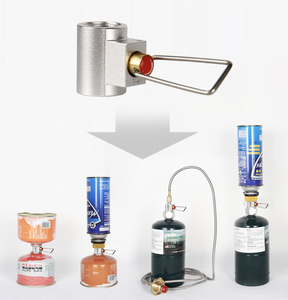 SOLO WILD Draagbare aluminium kacheladapter brander klep buiten kamperen converter gastank connector - Product Image 6