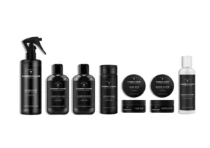 Diseño profesional Productos para el cabello de etiqueta privada para barberos Pomada mate Estilismo en polvo Arcilla Spray de sal marina