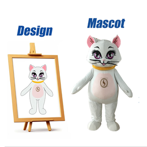 Oem Thiết Kế Dễ Thương Sang Trọng Động Vật Phim Hoạt Hình Linh Vật Trang Phục Khuyến Mãi Dành Cho Người Lớn Linh Vật Búp Bê Trang Phục Cho Tổ Chức Sự Kiện Khuyến Mại - Product Image 4