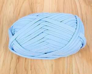 Offre Spéciale 100% fil de t-shirt en polyester fil à tricoter teint fantaisie avec matériau recyclé écologique haute résistance pour crochet - Product Image 5