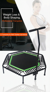 Mini <span class=keywords><strong>trampoline</strong></span> de gymnastique électrique commercial pour intérieur, cadre personnalisé pour jeux en intérieur - <span class=keywords><strong>Trampoline</strong></span> de fitness en tissu de 42 pouces - Product Image 4