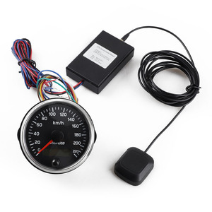 Compteur de vitesse 12-24V avec affichage LED, capteur GPS universel pour la mise à niveau et la rénovation des voitures - Product Image 1