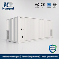 Système de Stockage d'Énergie Solaire Conteneurisé (BESS) 20 pieds 5 MWh Fiable, LFP à Refroidissement Liquide, EMS, Connexion au Réseau, Cellules de Grade A